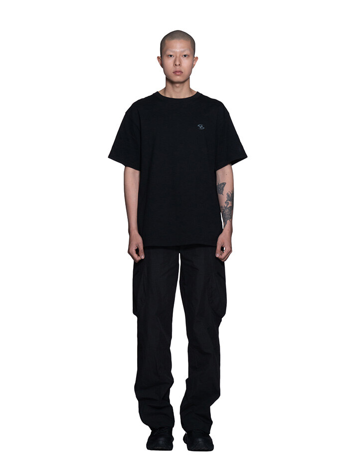 23SS SANSAN KOESY TITLE LOGO T-SHIRT BLACK