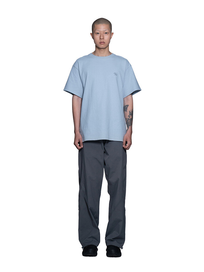 23SS SANSAN KOESY TITLE LOGO T-SHIRT SKY BLUE