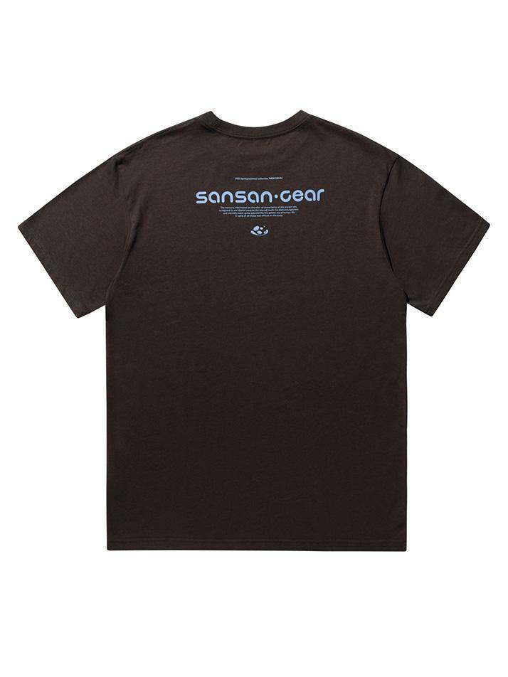 23SS LOGO T-SHIRT BROWN