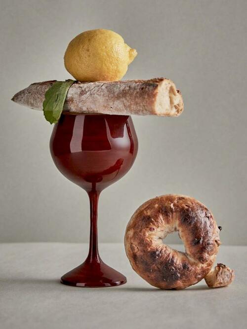 마호가니 와인잔(레드)