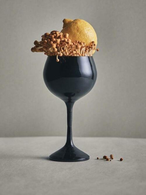 마호가니 와인잔(블루)