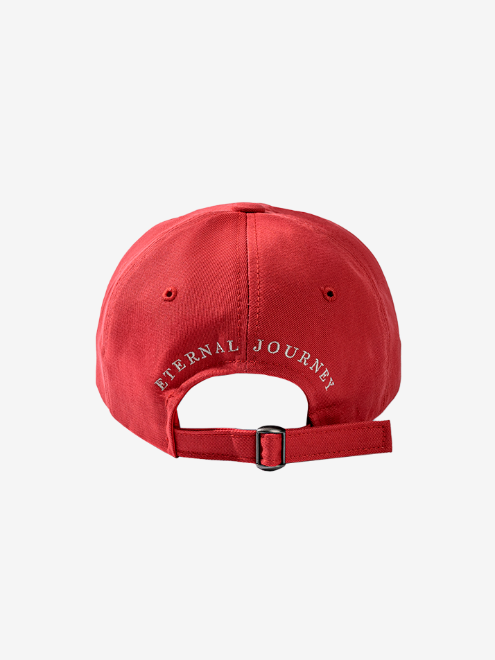 ETERNAL JOURNEY LOGO CAP - RED