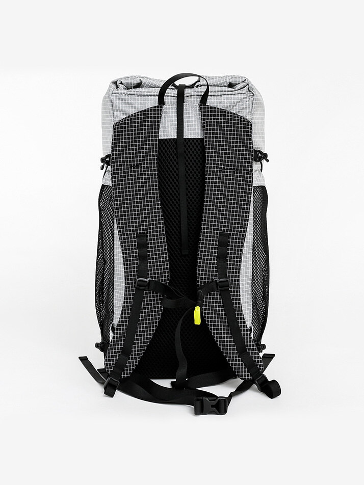 Gaya Roll Top Grid Mesh - Grey