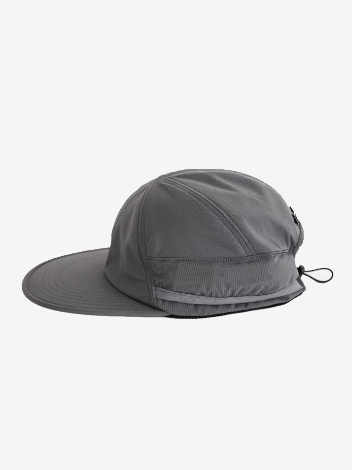 Stretch Nylon Sunvisor Cap Solid - Grey