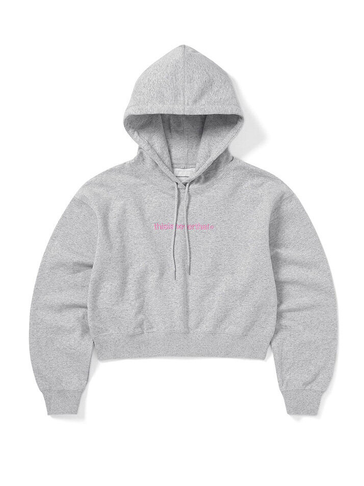 T-Logo W Hoodie Heather Grey