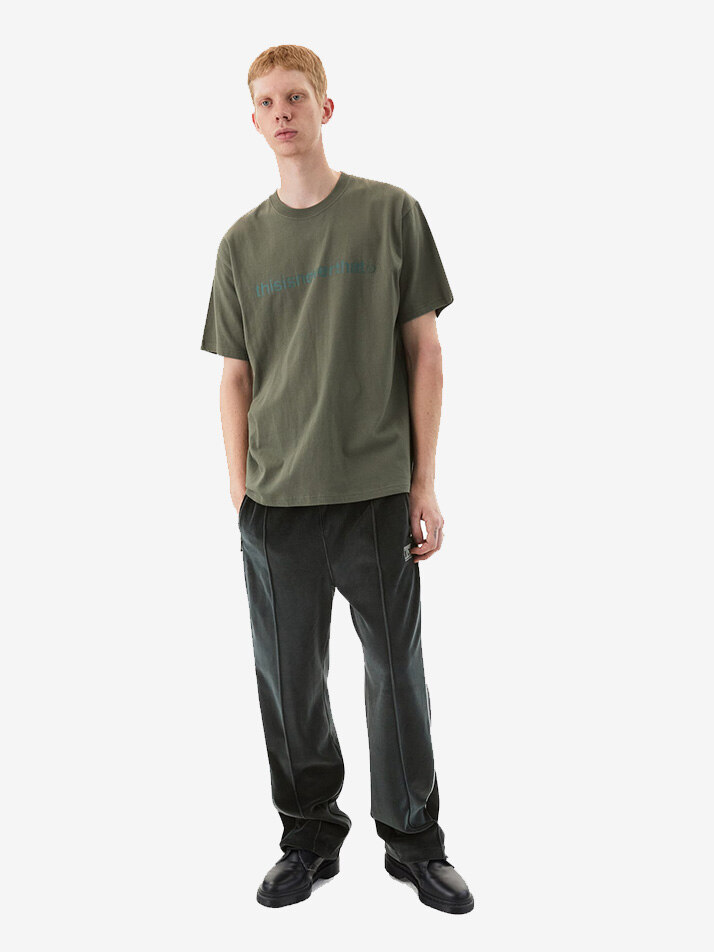 Velour Track Pant Black