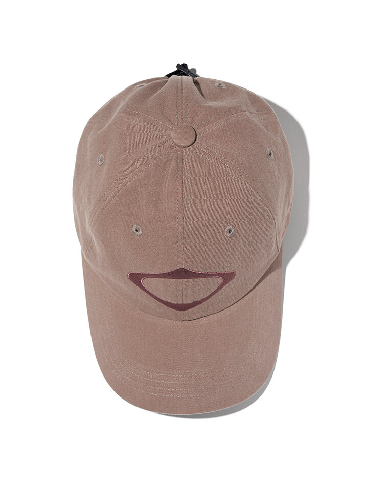 RHOMBUS BALL CAP (PINK BROWN)