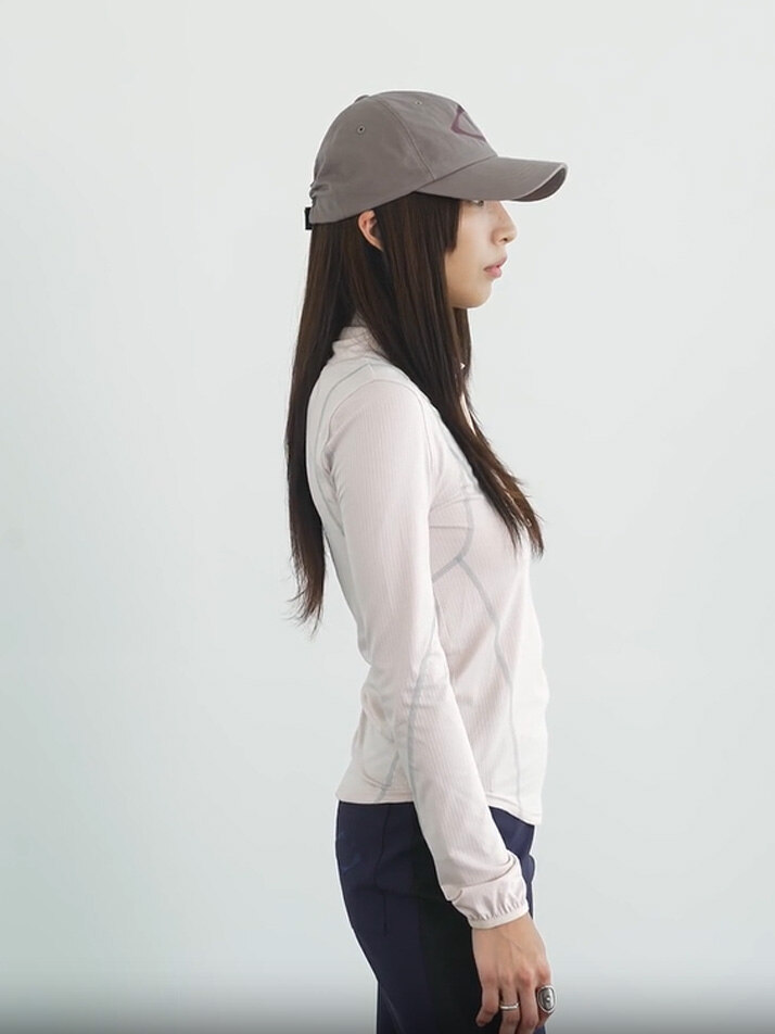 RHOMBUS BALL CAP (PINK BROWN)