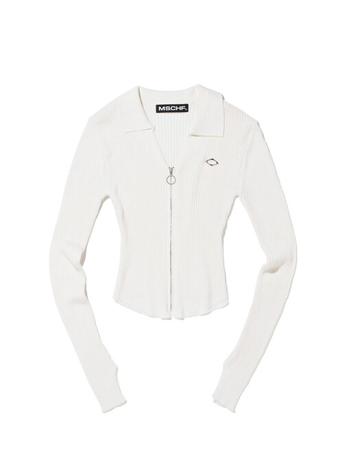 KNITTED LONG SLEEVE SHIRT (WHITE)