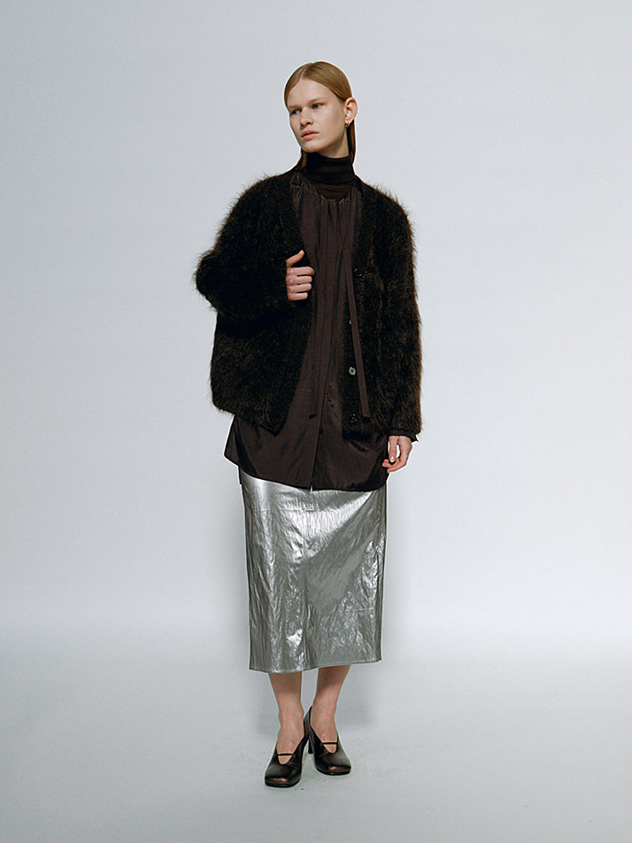 GABI CARDIGAN - UMBER