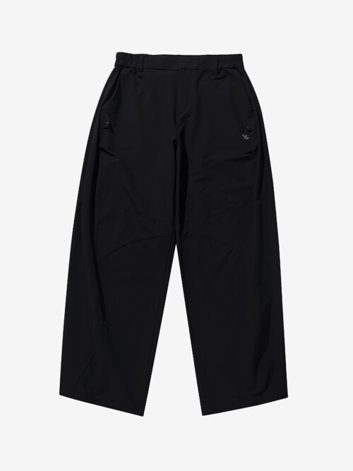 23FW SIDE SNAP PANTS V2 BLACK