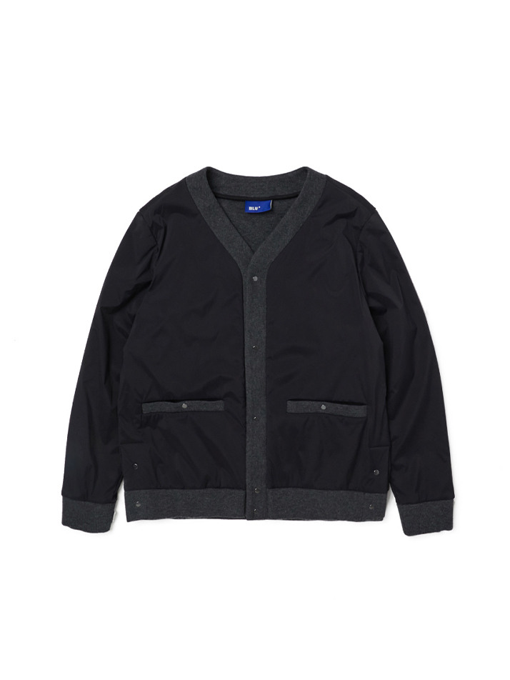 [BLUDOT] KNIT WINDBREAKER_BK