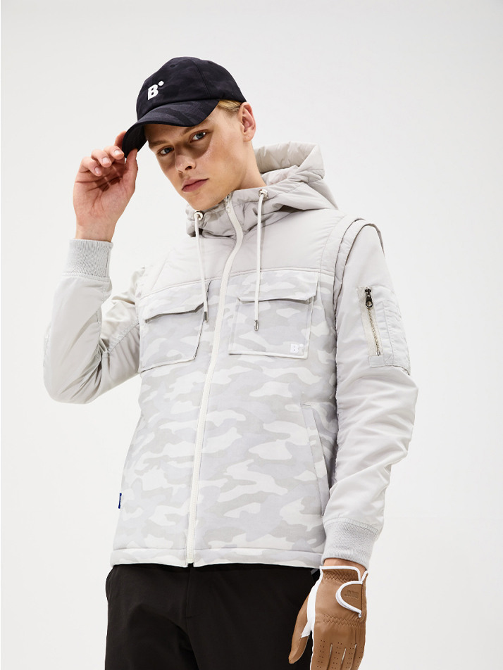 [BLUDOT] CAMO JERSEY BALL CAP_BK