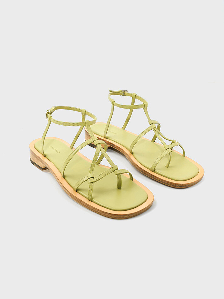 22SS MIDDLE STRAP SANDALS - LIGHT GREEN