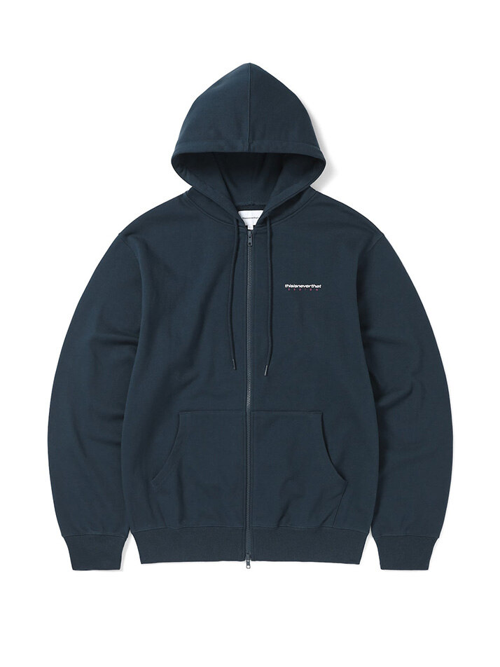 DSN-Logo Zip Hoodie Navy