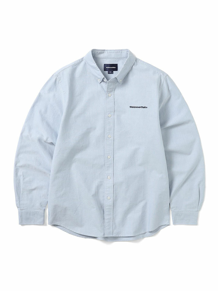 T-Logo Oxford Shirt Blue