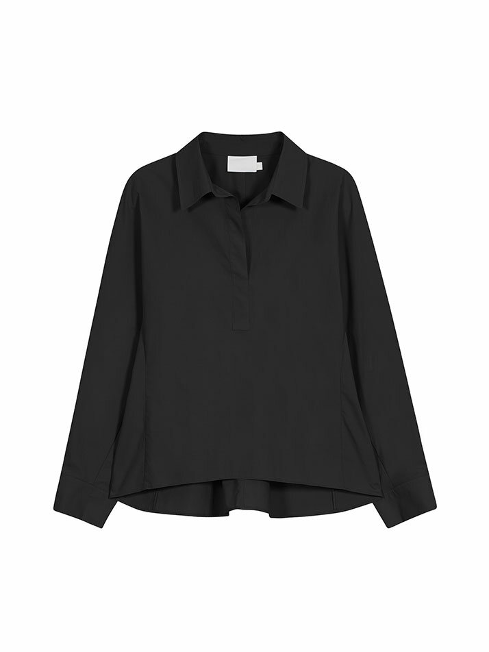 DOLMAN SLEEVE SHIRT BLACK