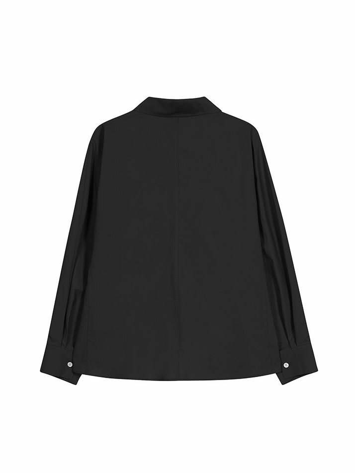 DOLMAN SLEEVE SHIRT BLACK