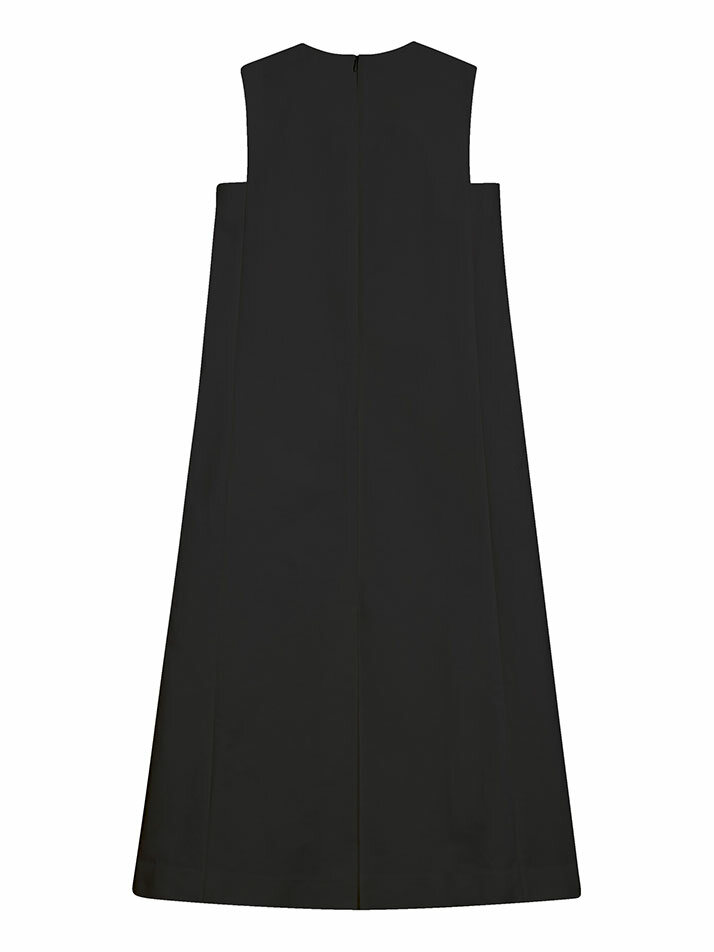 CLEAN MAXI DRESS BLACK