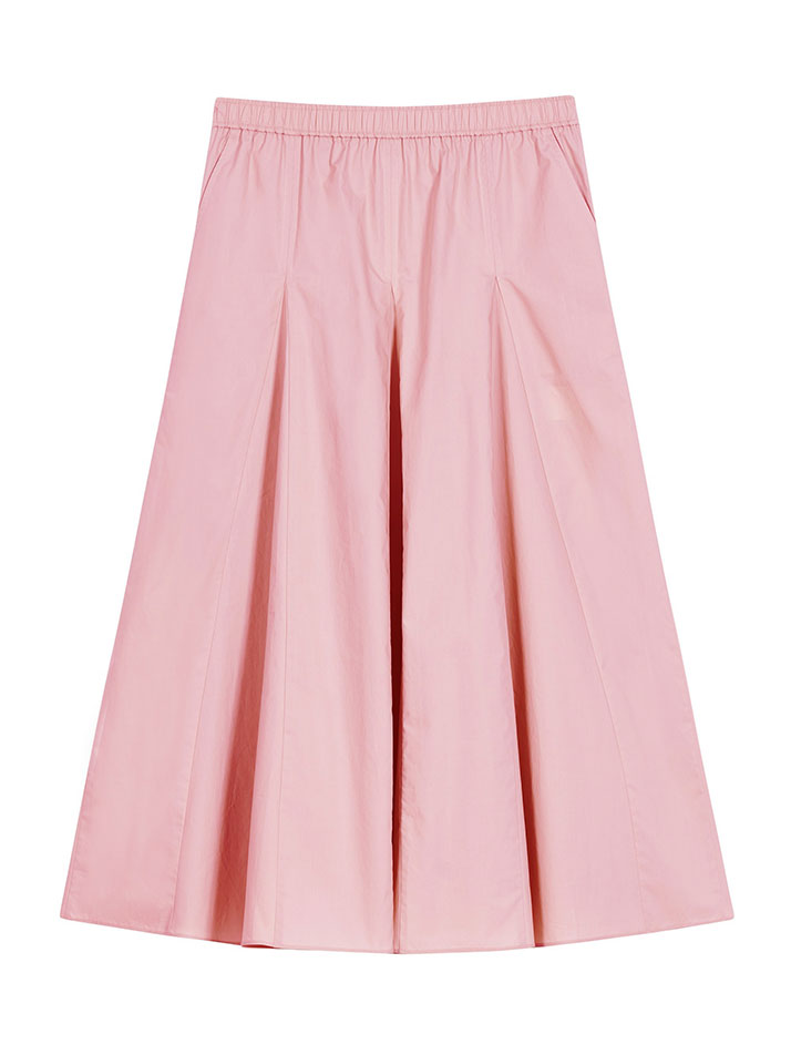 GODET SKIRT PINK