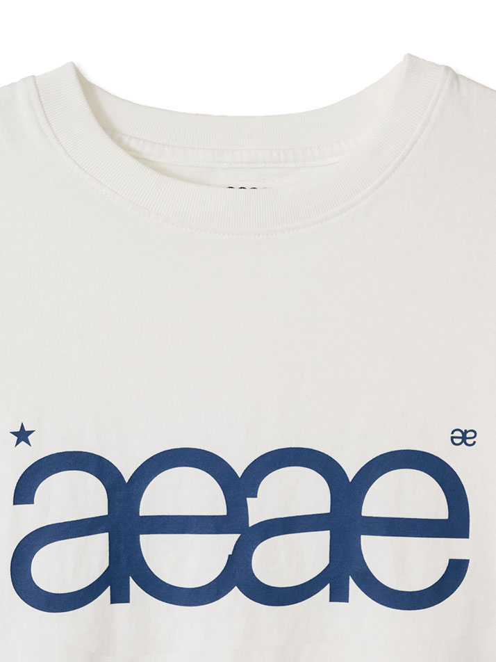 AEAE LOGO T-SHIRTS WHITE