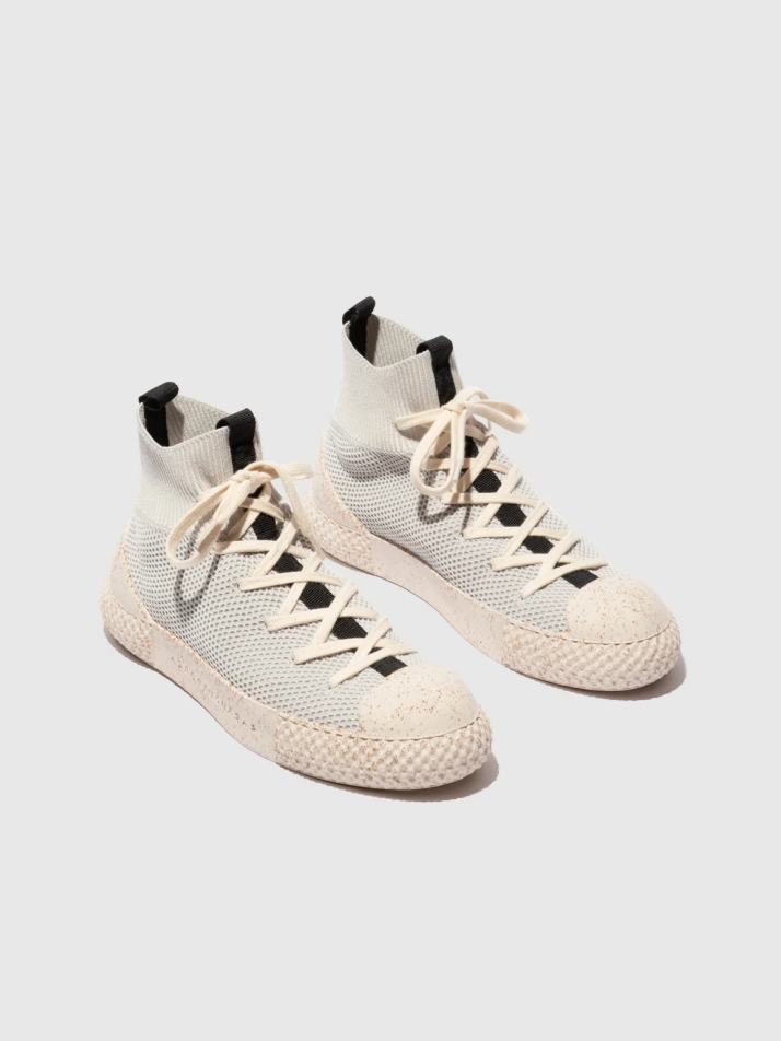 HI-TOP TRAINERS TRIP 1 OFFWHITE