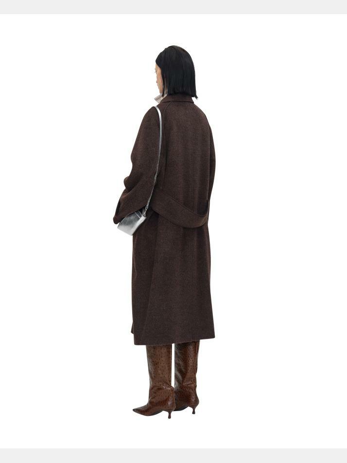 Wool Raglan Long Coat