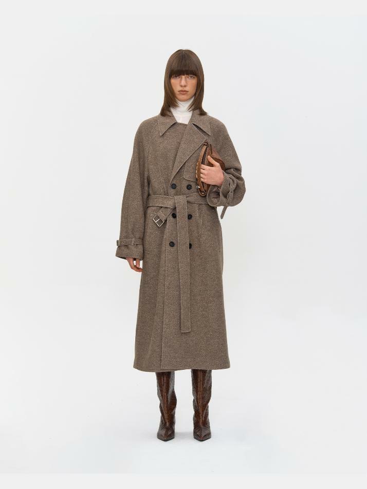 Wool Felted Trench Coat