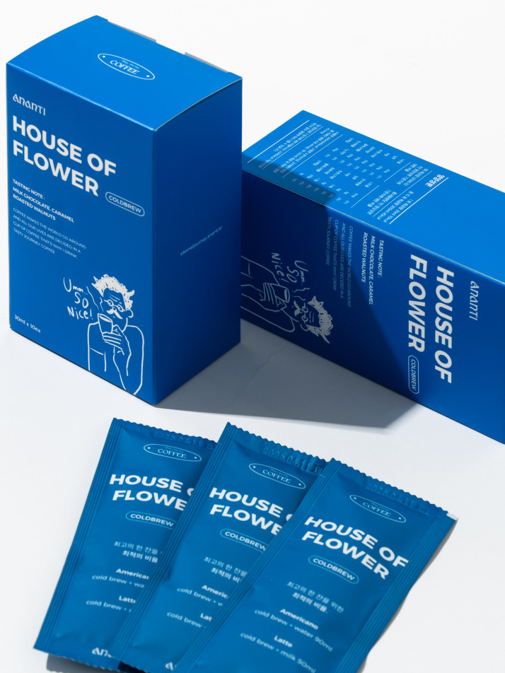 [선물패키지] 아난티 커피 HOUSE OF FLOWER (콜드브루 파우치 + 드립백)
