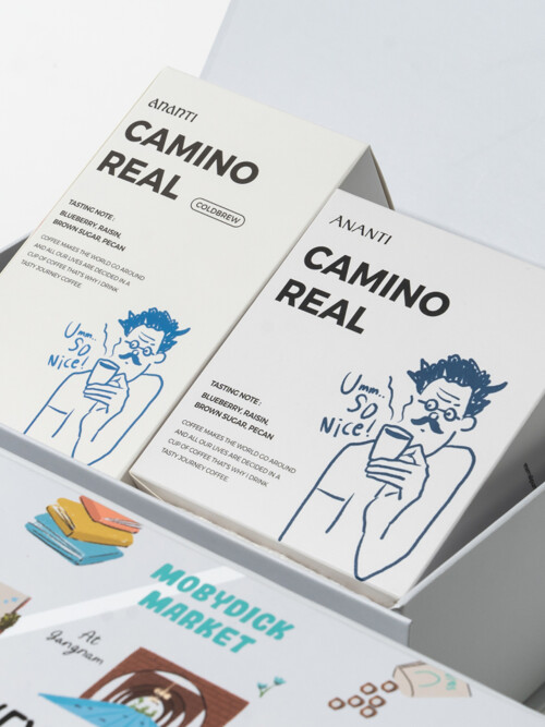 [선물패키지] 아난티 커피 CAMINO REAL (콜드브루 파우치 + 드립백)