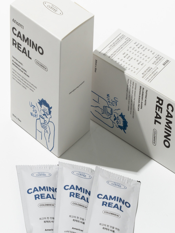 [선물패키지] 아난티 커피 CAMINO REAL (콜드브루 파우치 + 드립백)