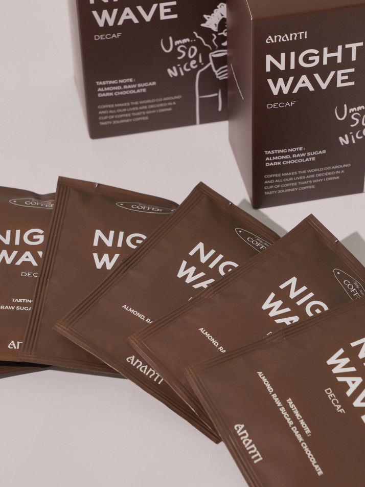 [선물패키지] 아난티 커피 NIGHT WAVE 디카페인 (콜드브루 파우치 + 드립백)