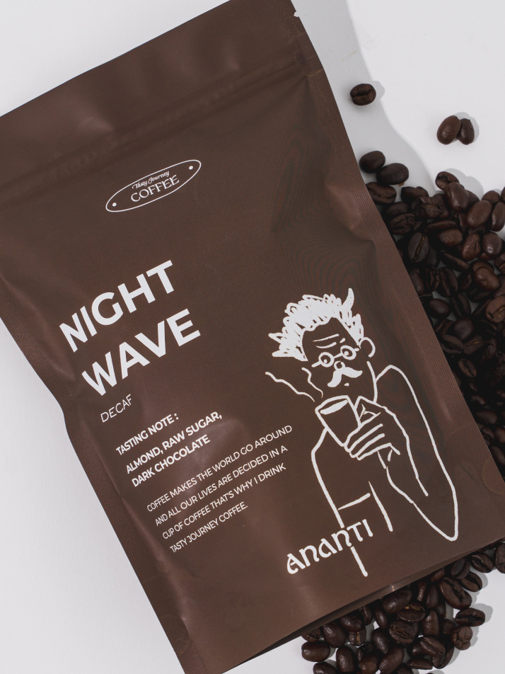 [테이스티 저니] 아난티 커피 원두 NIGHT WAVE 디카페인 200g