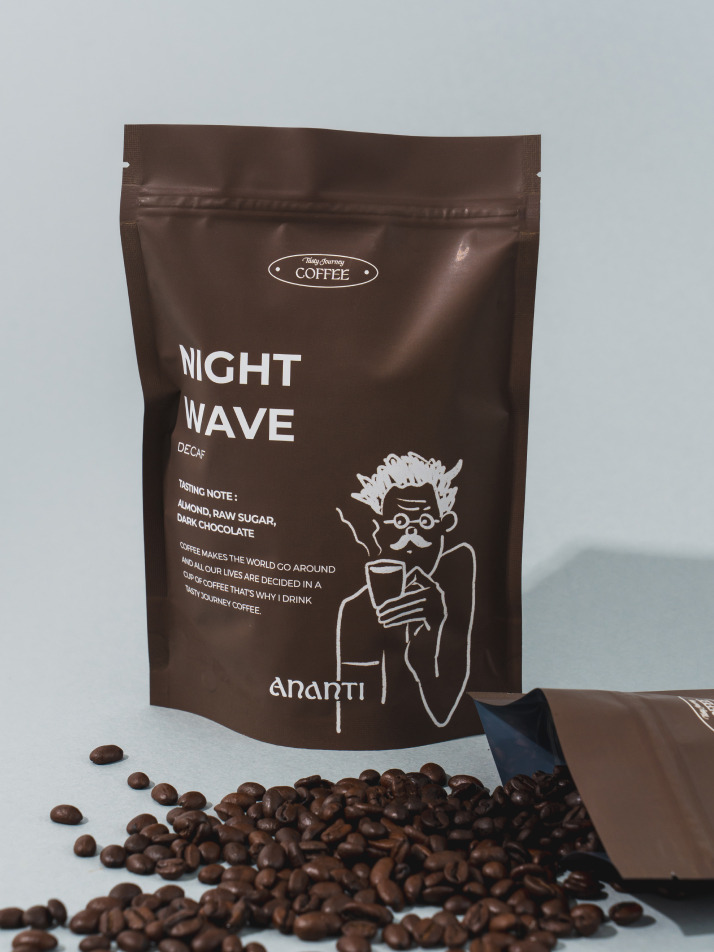 [테이스티 저니] 아난티 커피 원두 NIGHT WAVE 디카페인 200g