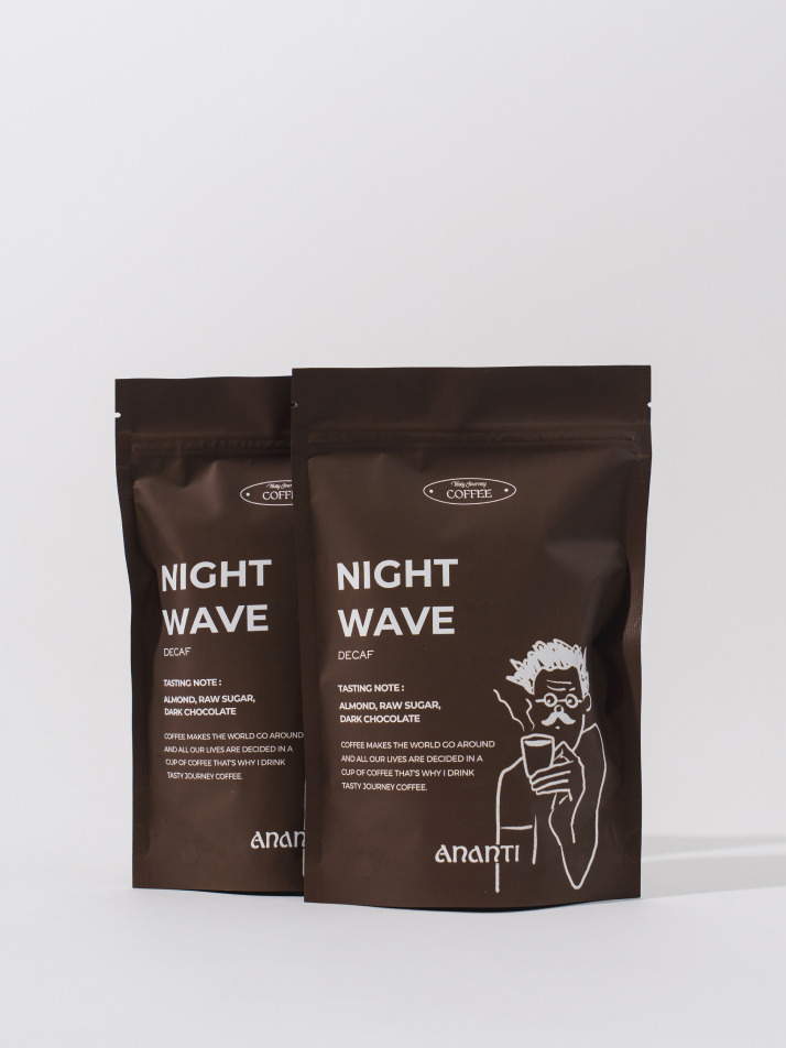 [테이스티 저니] 아난티 커피 원두 NIGHT WAVE 디카페인 200g