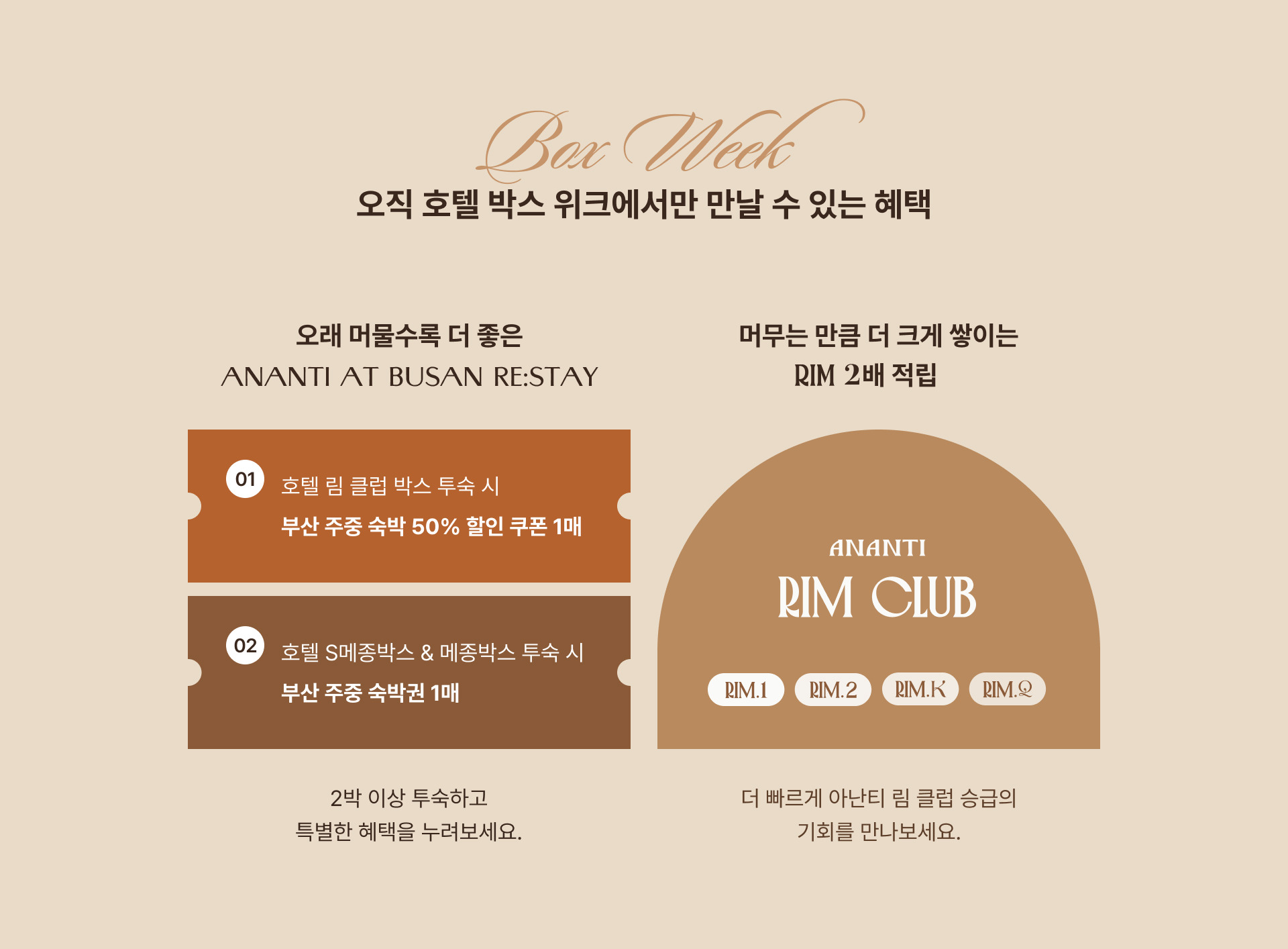 아난티 박스위크