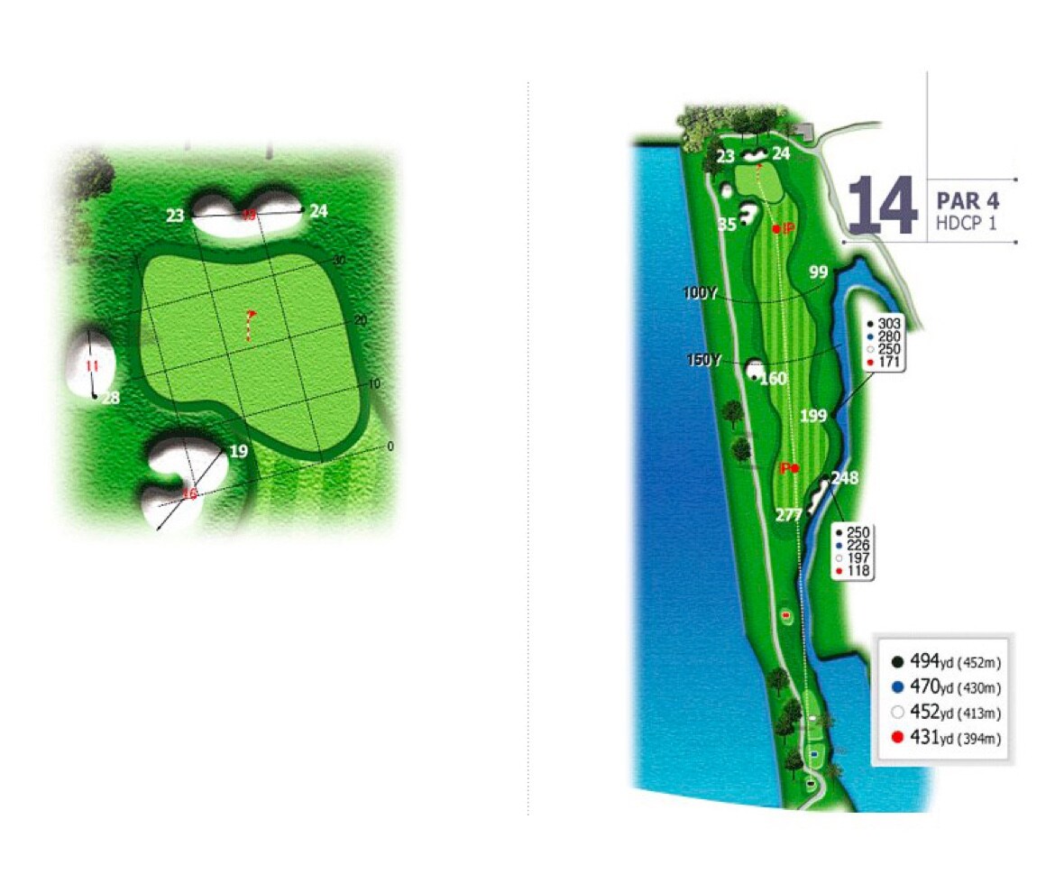 ANANTI NAMHAE Golf Club In Course 14 Hole